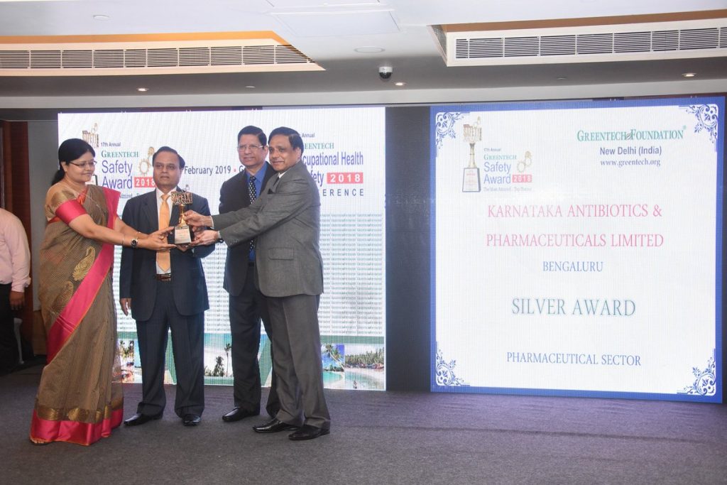 17th Annual Greentech Safety Silver Award 2018